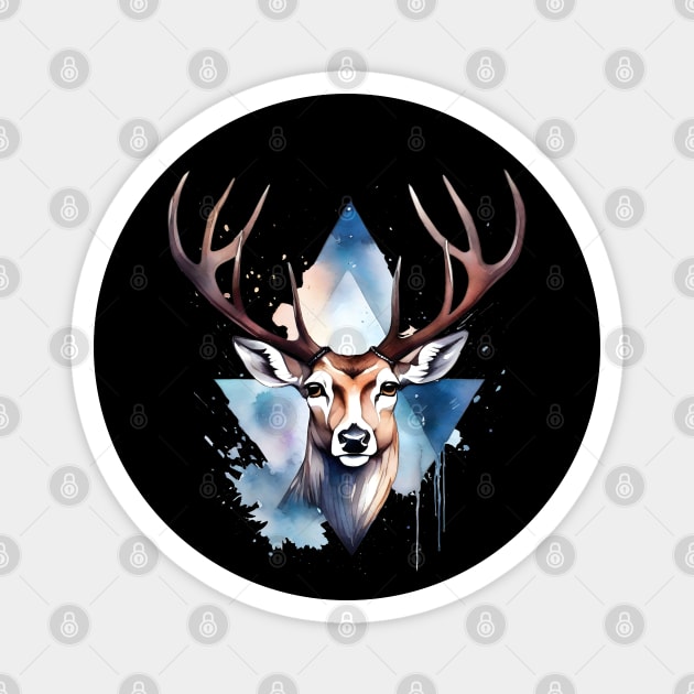 Deer Spirit Magnet by PrintSoulDesigns